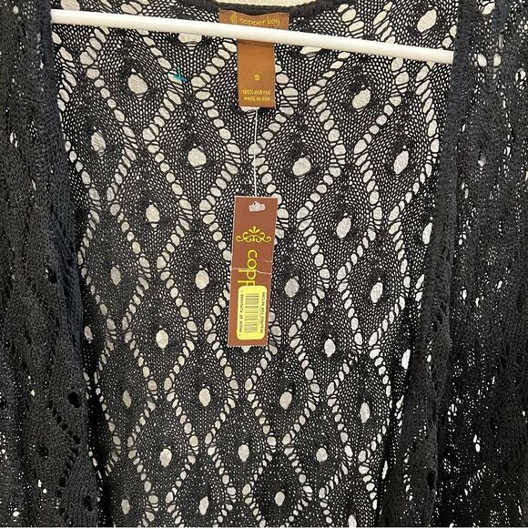 Copper Key Open Crop Wrap (NWT - Size Small) - Picture 2 of 5